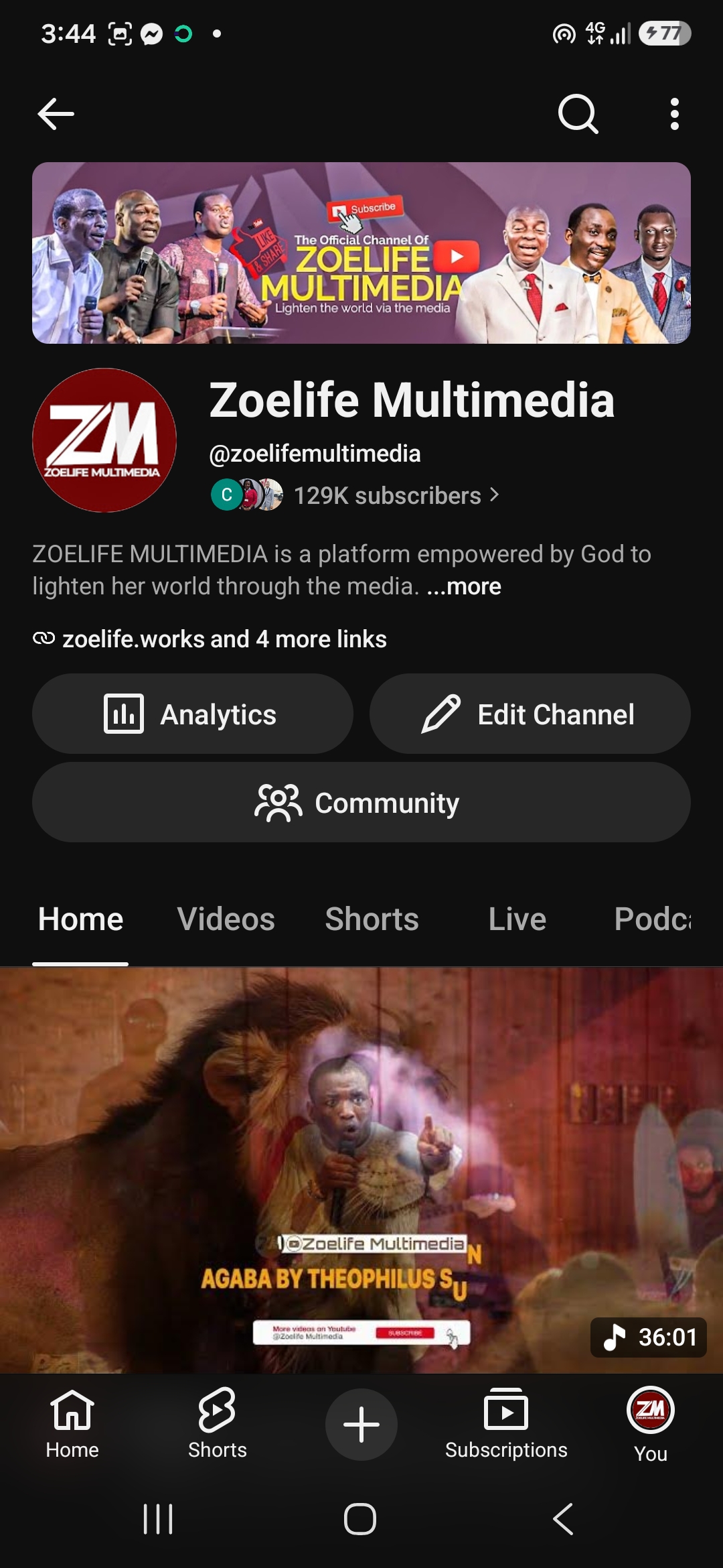 YouTube Channel